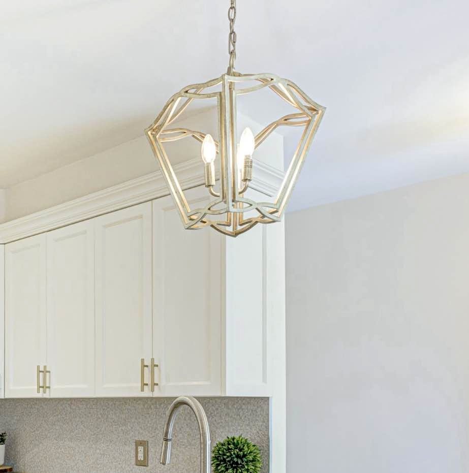 Steel Lantern Pendant Light Fixture