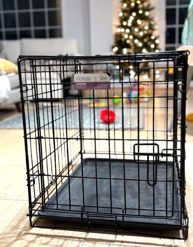Foldable Wire Dog Crate - Medium Size - photo 2