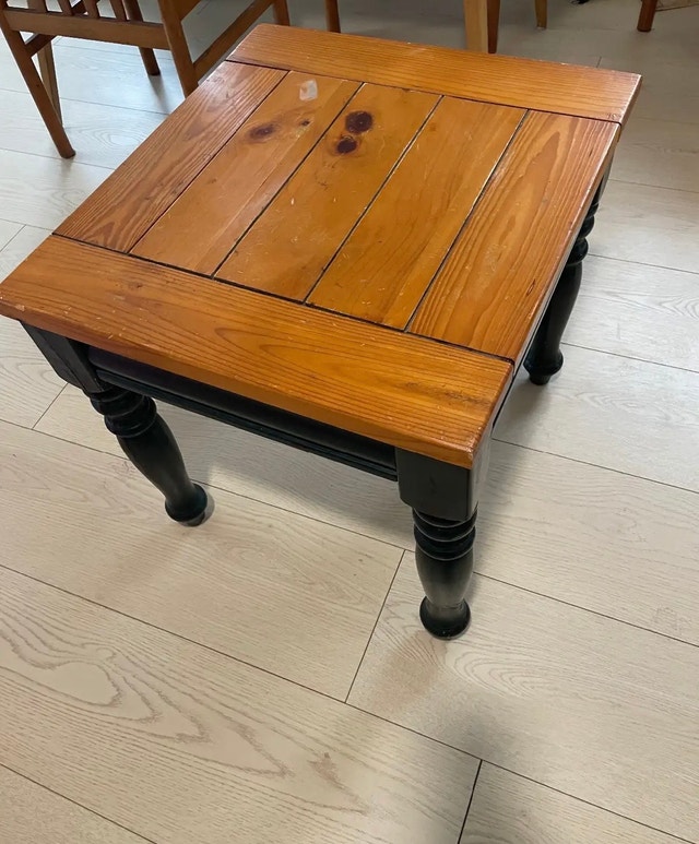 Solid Wood Side/Coffee Table - Pine