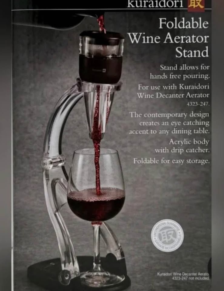 Kuraidori Foldable Wine Aerator Stand