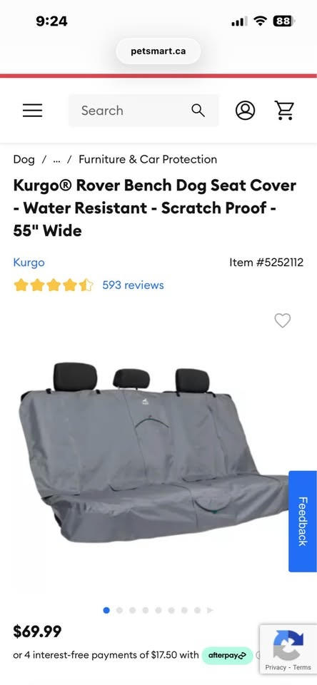KURGO Dog Car Seat Cover - photo 4
