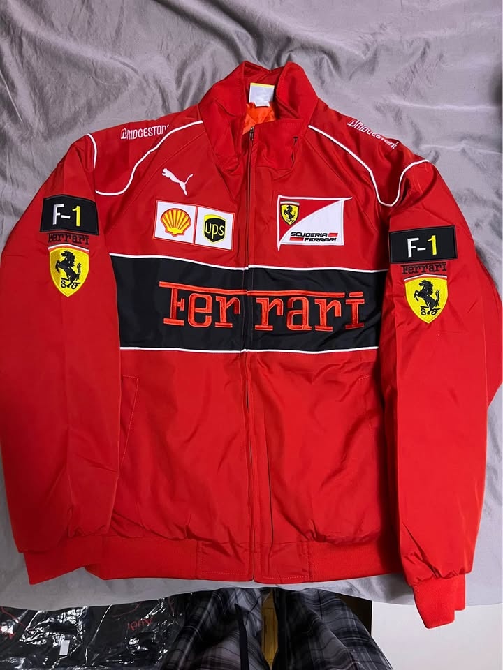 NEW VINTAGE FERRARI F1 RACING JACKET - photo 5