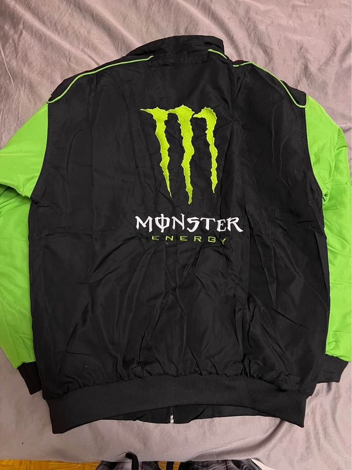 NEW VINTAGE KAWASAKI MONSTER F1 RACING JACKET - photo 3