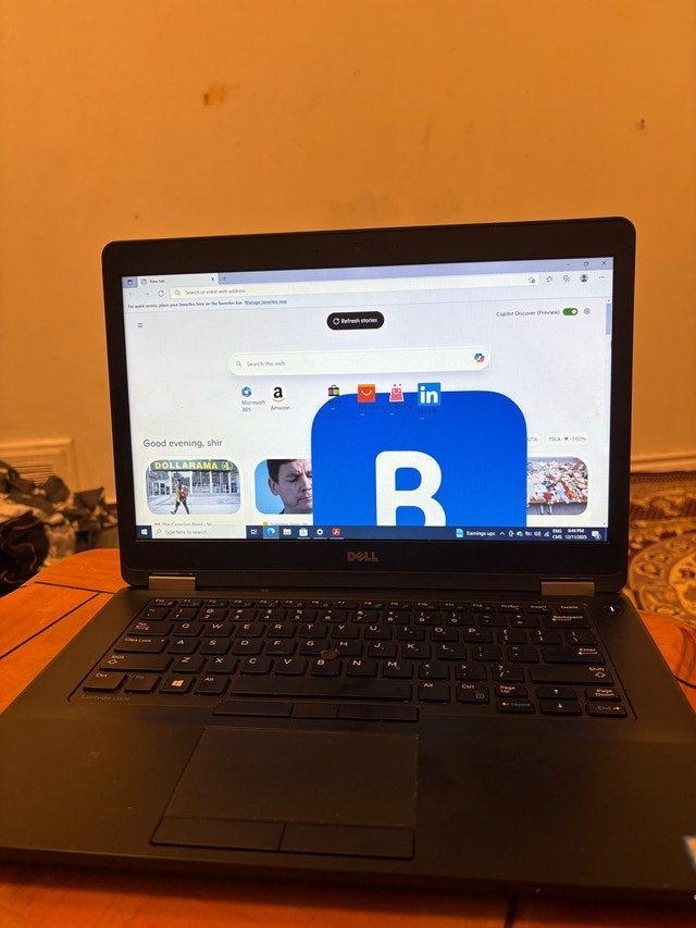 Dell i5 Laptop 500GB Storage, 8GB RAM