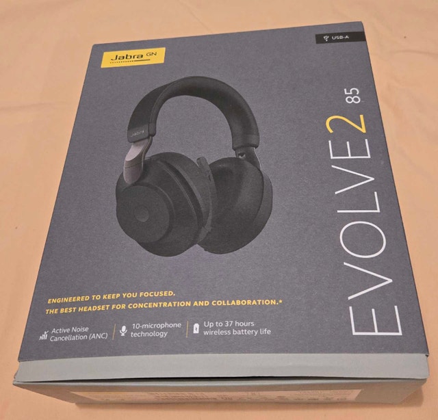 NEW-In-Box (NWT) Jabra Evolve2 85