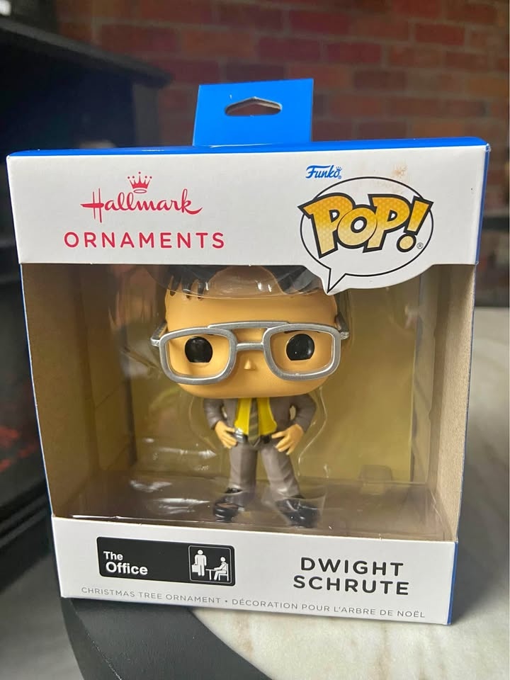 NIB Hallmark The Office Dwight Schrute Funko POP! Ornament
