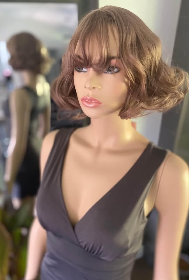 NWT Short Wavy Synthetic Cosplay Wig with Bangs (2009) - photo 2