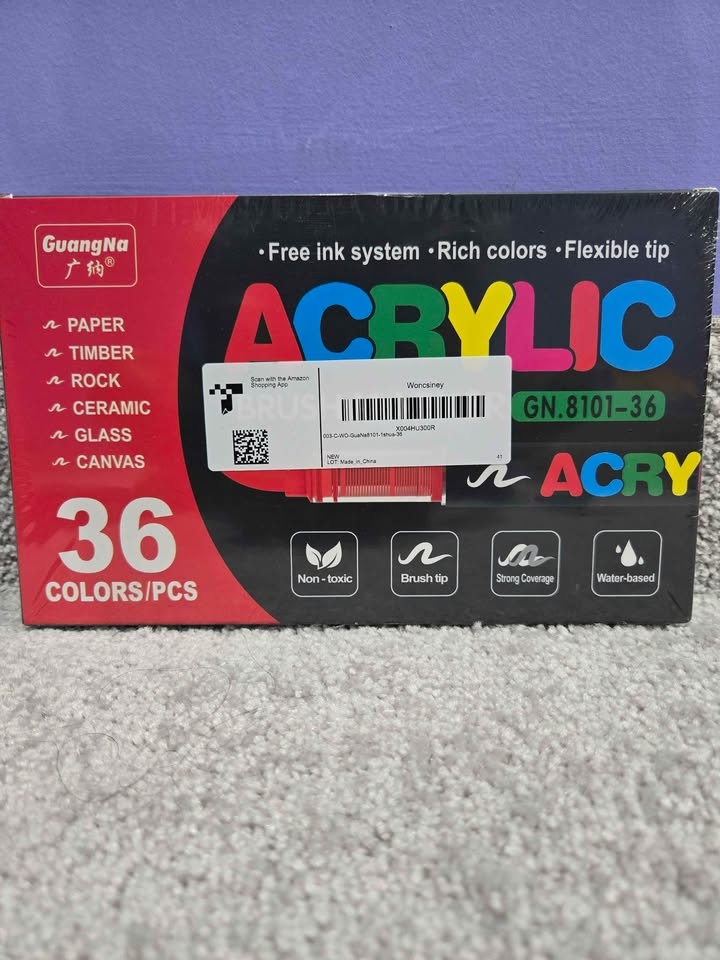 Brand New | 36 Colors Soft Head Acrylic Marker Pens - photo 2