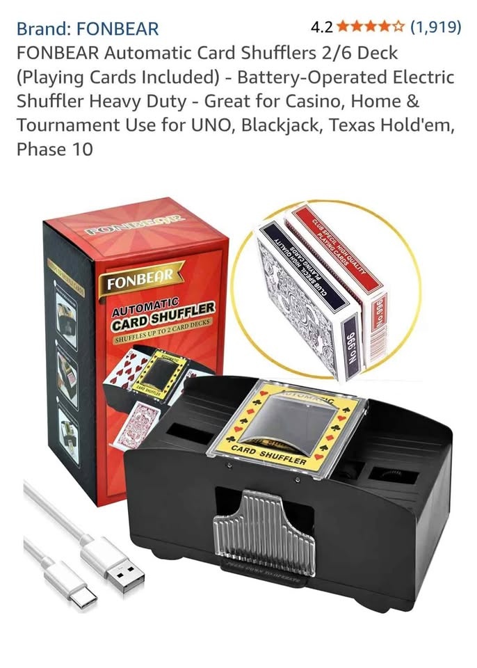 Brand New | Automatic Card shuffler