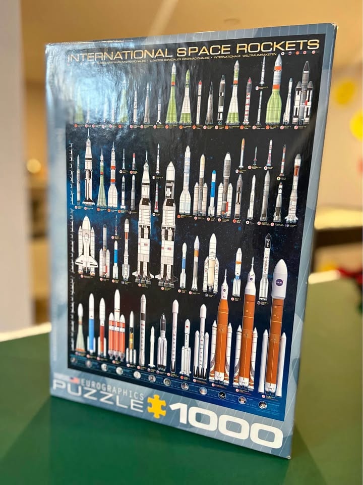 BRAND NEW EuroGraphics Space Rockets 1000-Piece Puzzle
