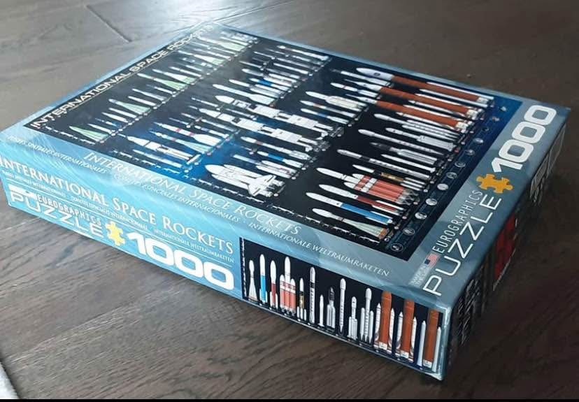 BRAND NEW EuroGraphics Space Rockets 1000-Piece Puzzle - photo 3