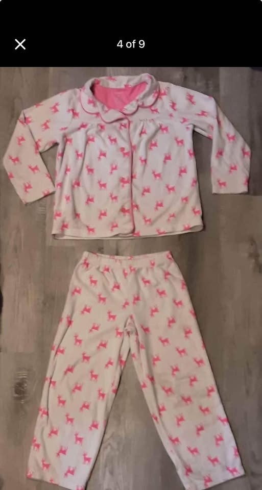 Carter's Girls 2-Piece Christmas Reindeer Pajamas Size 5 - photo 5