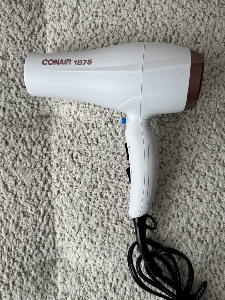 Conair Double Ceramic Blow Dryer 1875W - White - $20