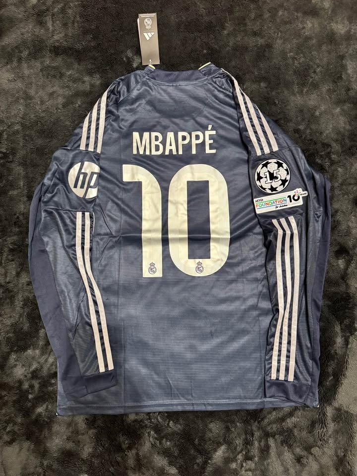 Real Madrid 25/26 Away Jersey Mbappé #10 Long Sleeve (L) - photo 2