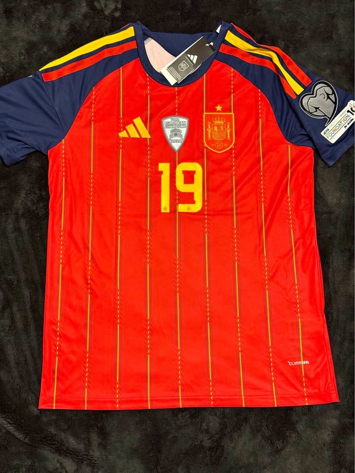 Spain 2026 World Cup Home Jersey - Player Version - Lamine Yamal