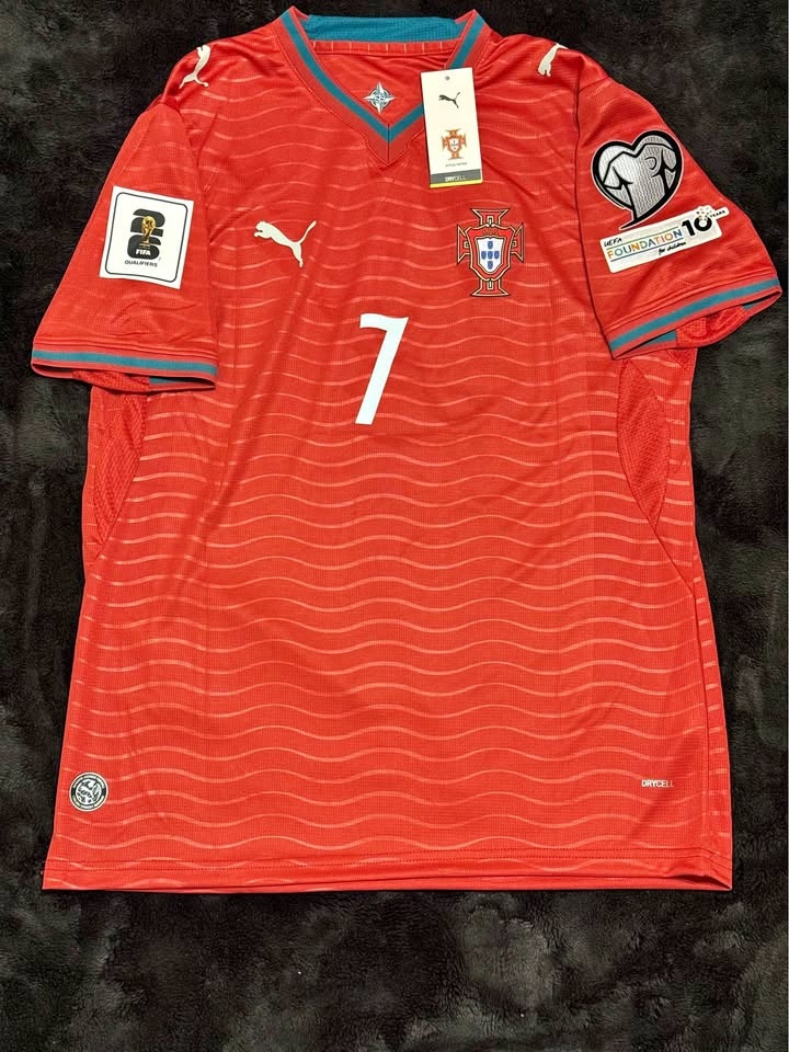Portugal Ronaldo #7 2026 World Cup Home Kit Play Jersey L