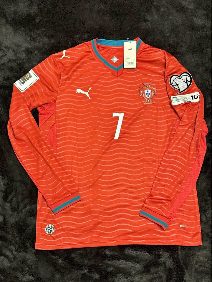 Portugal Ronaldo #7 2026 World Cup Home Jersey L