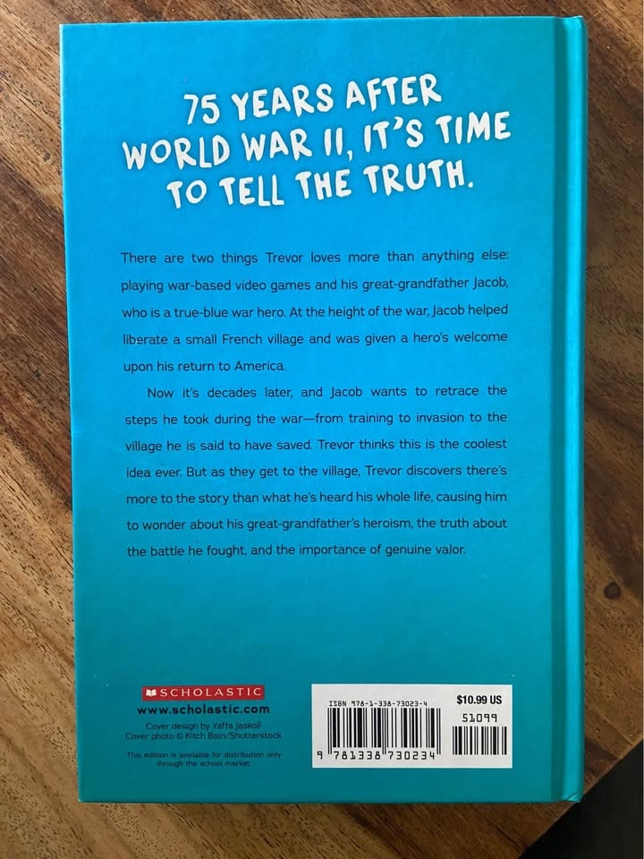 Kids Book: War Stories by Gordon Korman (Hardcover) - photo 2