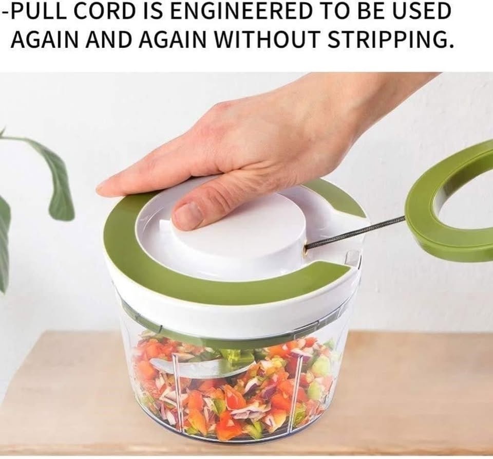 NEW Manual Pull Food & Vegetable Chopper - $3 - photo 3