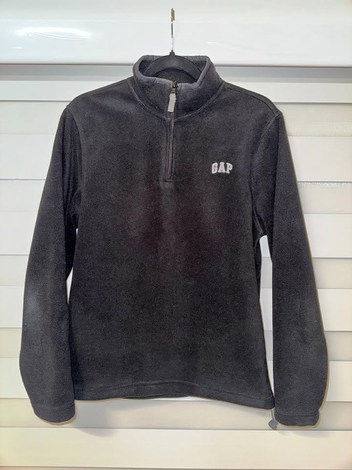 Black GAP Fleece Quarter Zip - Small - $4