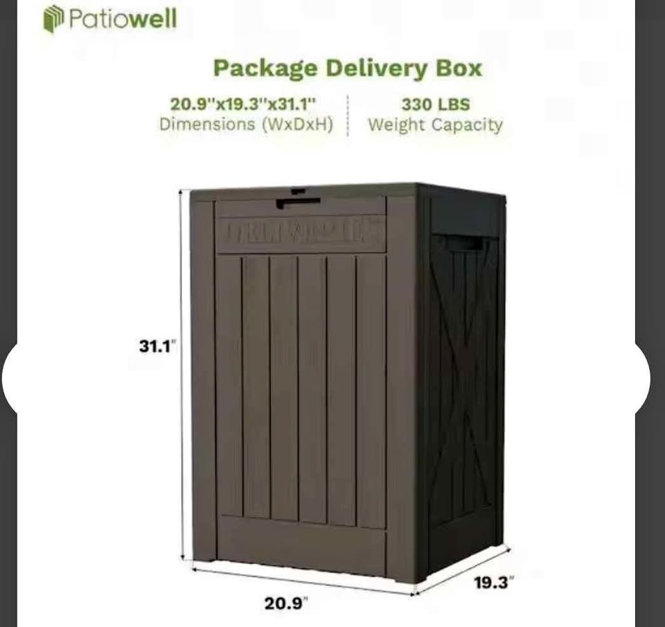 Resin Package Delivery Box 48 gal.