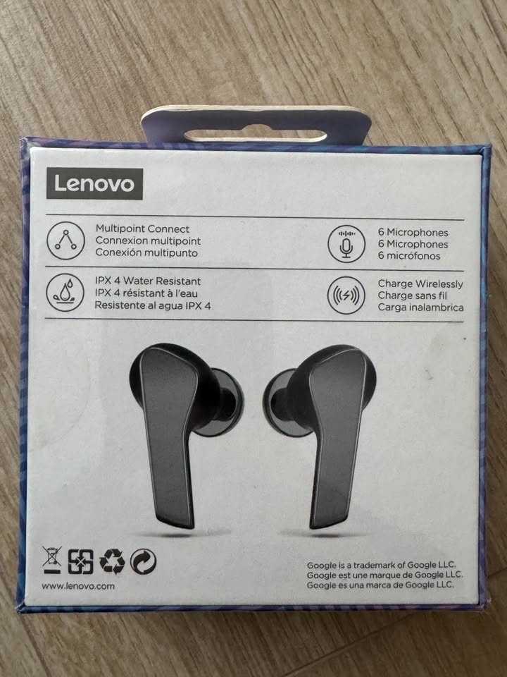 NEW Lenovo Smart Wireless Earbuds - Black - $30 🧡 - photo 2