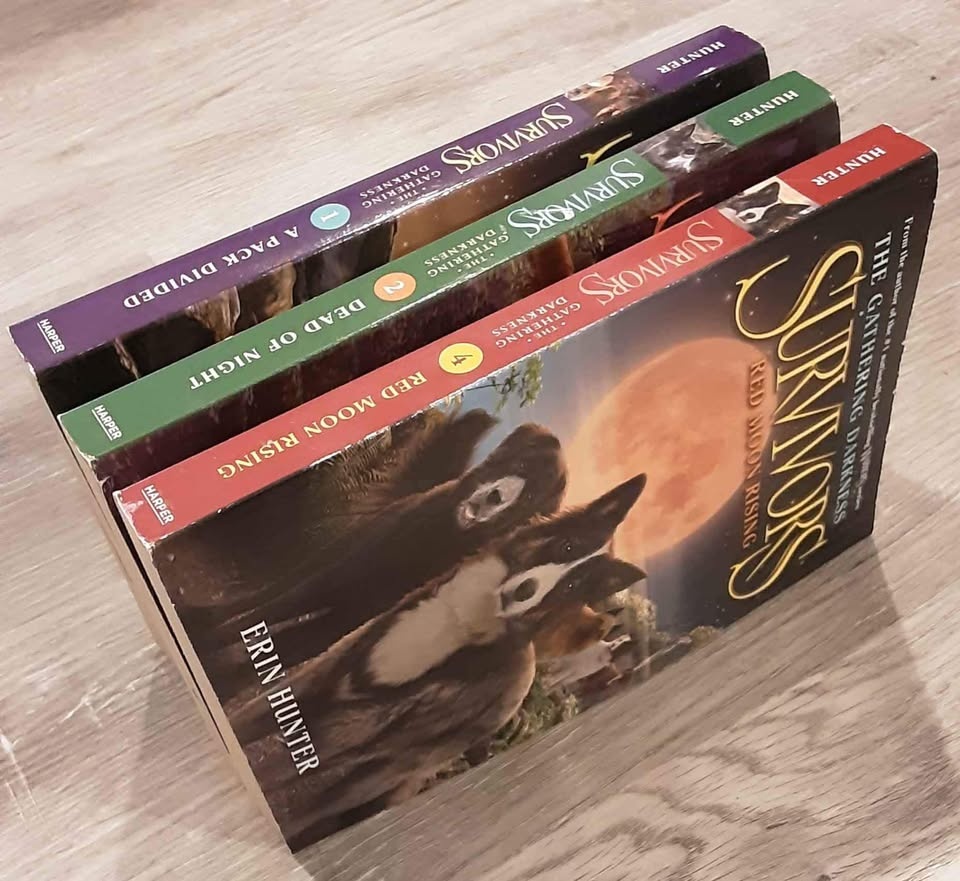 Survivors: The Gathering Darkness Books 1, 2, 4 by Erin Hunter - - photo 4