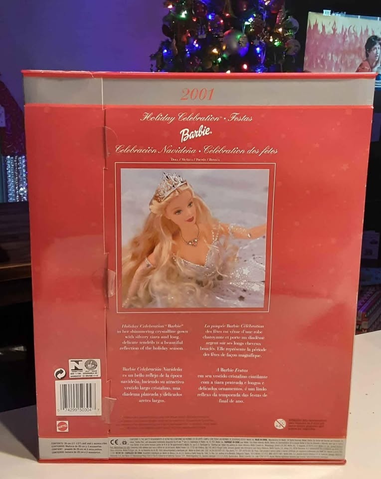 NIB: Mattel Holiday Barbie 2001 - photo 3