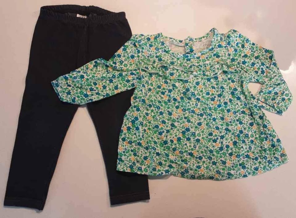 Child of Mine by Carter's Girls Spring 2-Pc Outfit (18 months)