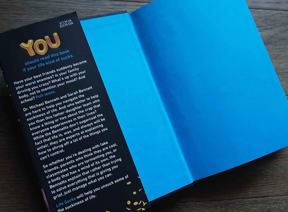 NEVER READ: Life Sucks: Teen Hardcover Book - photo 4
