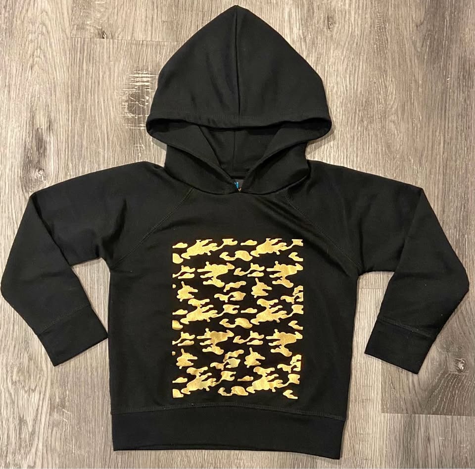 EUC Jellifish Girls Hooded Tiger Print Sweater (Size 4/5)