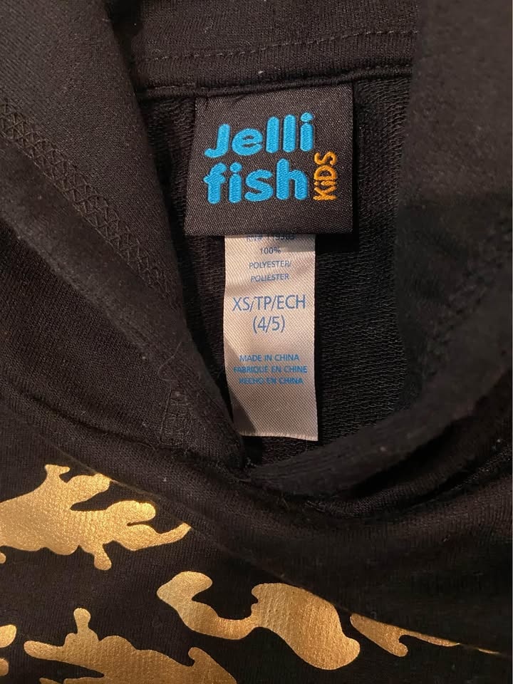 EUC Jellifish Girls Hooded Tiger Print Sweater (Size 4/5) - photo 3