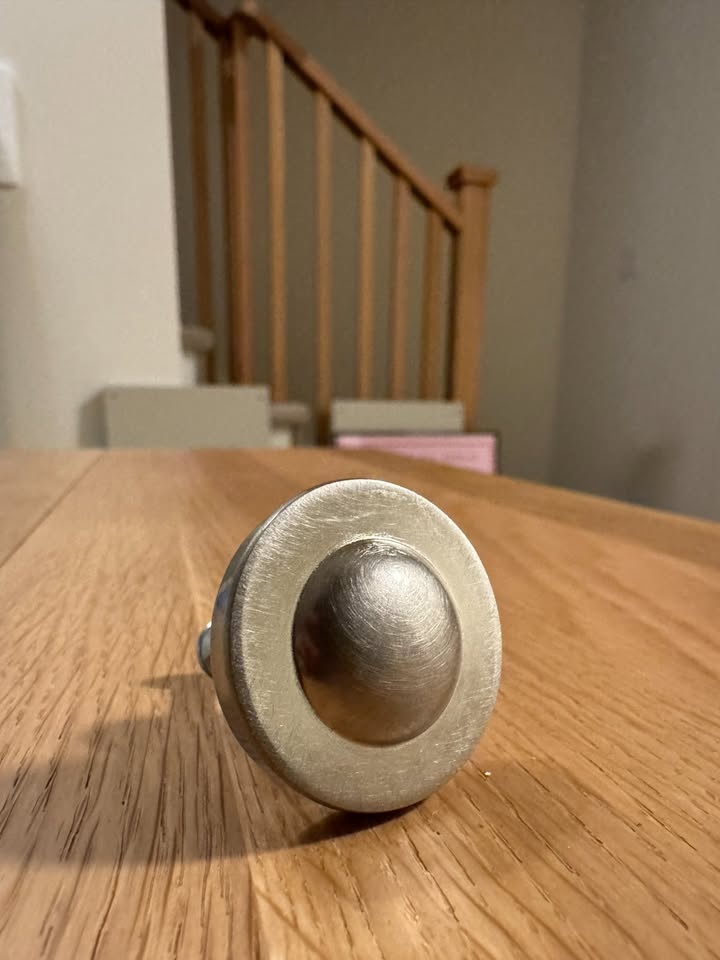 22 x Cabinet Round Knob Pulls - Brushed Satin Nickel - $15