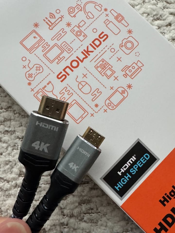 2 x 6FT Mini HDMI to HDMI 2.0 Cable 4K 60Hz 🧡 - photo 3