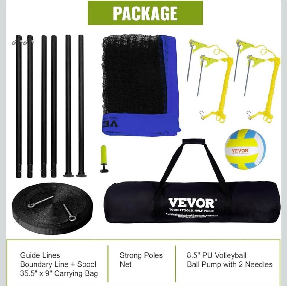 Volleyball Net Set – Brand New, Complete Package! - photo 4