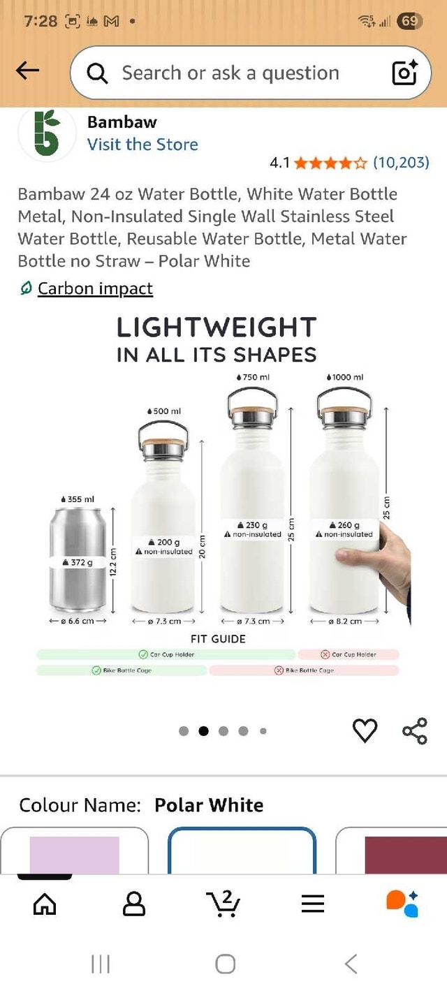 New Bambaw Water Bottle - photo 2