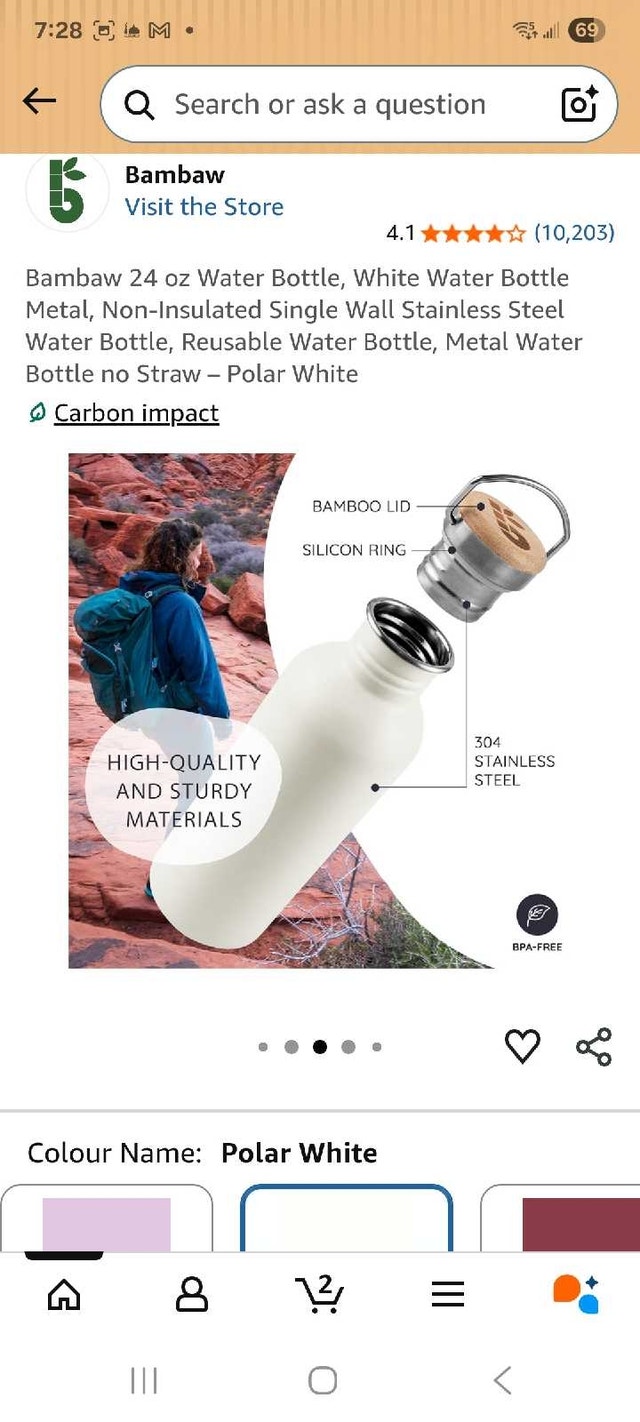 New Bambaw Water Bottle - photo 3