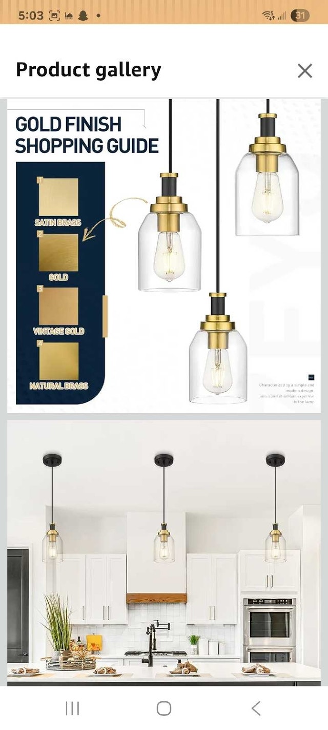 Zeyu Modern Pendant Lights (2-Pack) - photo 5