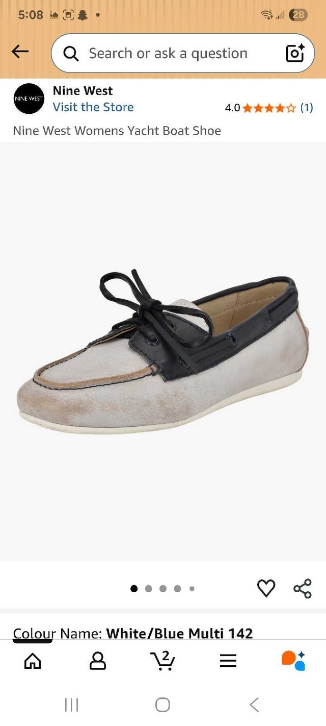 Nine West Boat Shoe