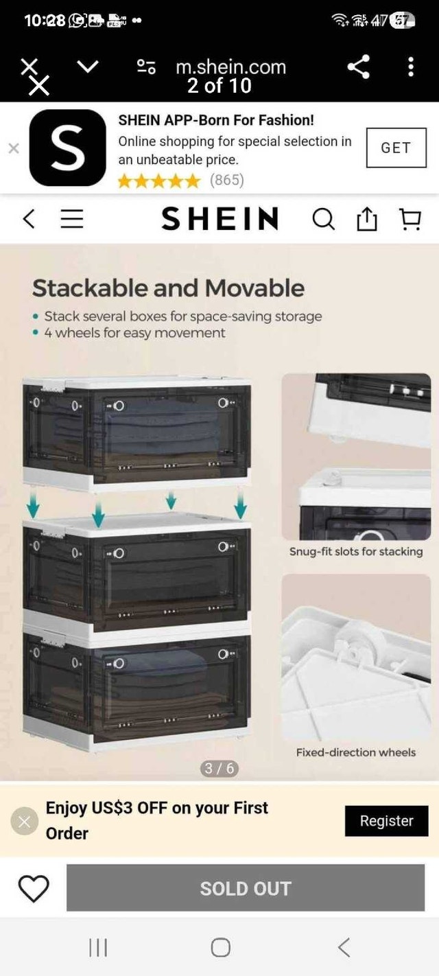 SHEIN Storage Box - photo 2