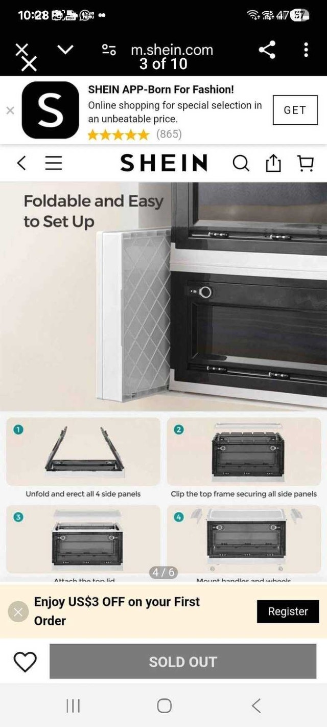 SHEIN Storage Box - photo 3