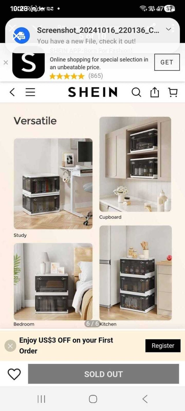 SHEIN Storage Box - photo 5