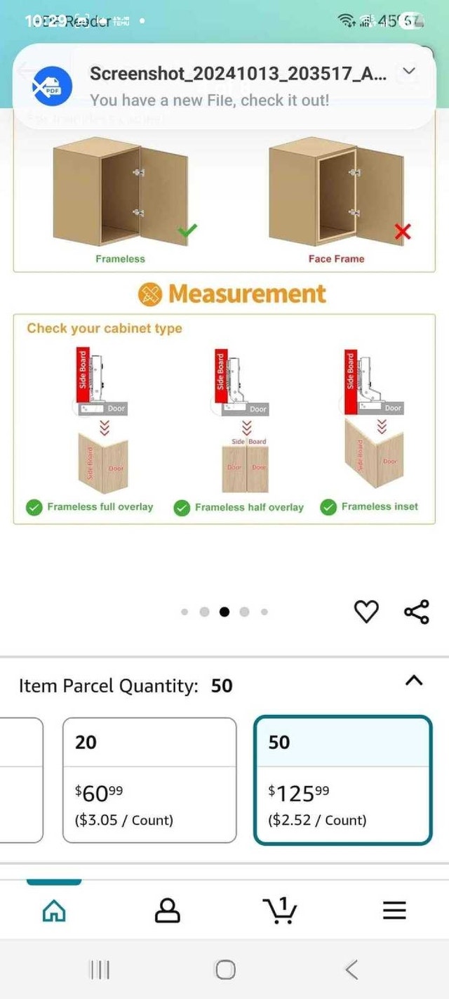 Chibery Cabinet Hinges - 50 Pack Soft Close - photo 4