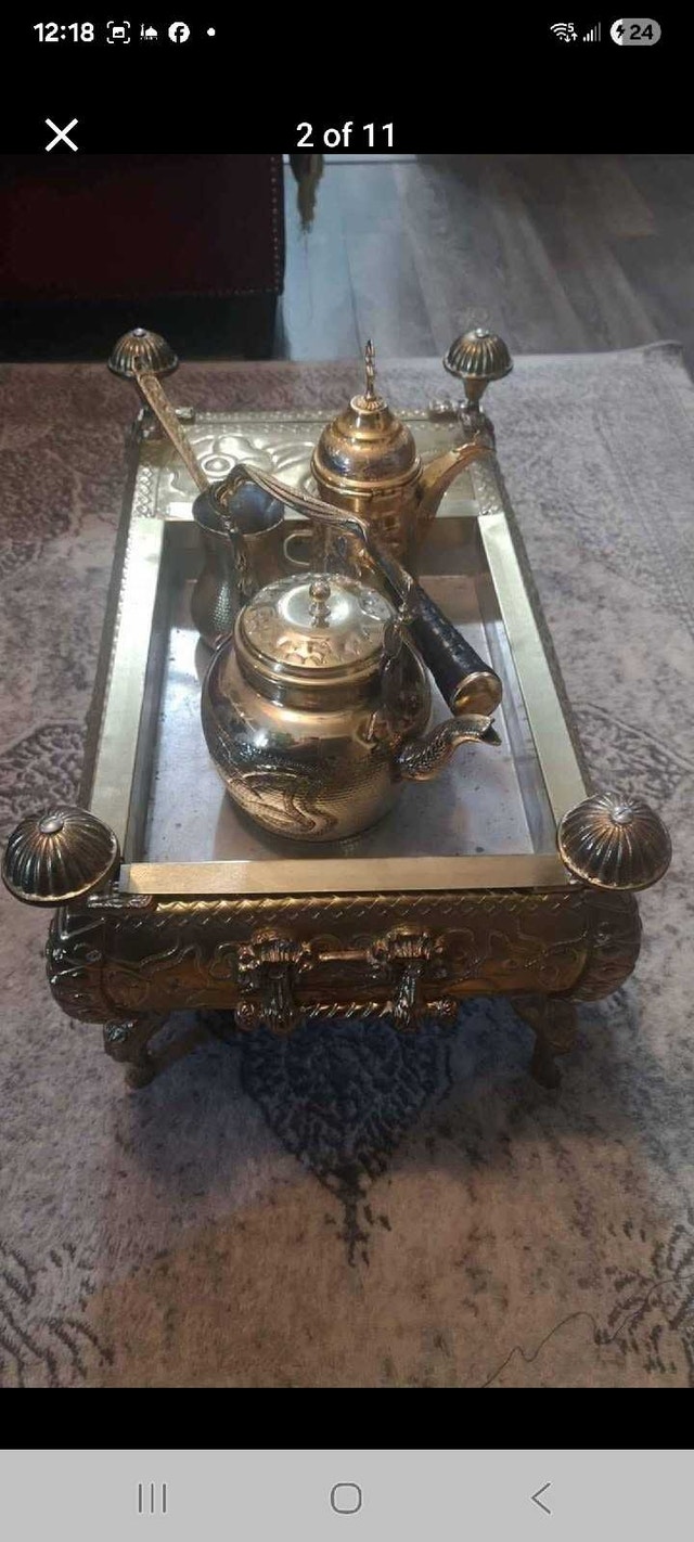 Tea and Coffee Arabic Cooper Set