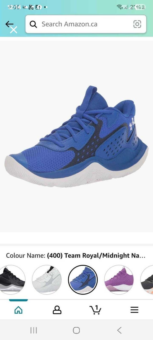 Under Armour Jet '23 Basketball Shoes - Youth Size 6
