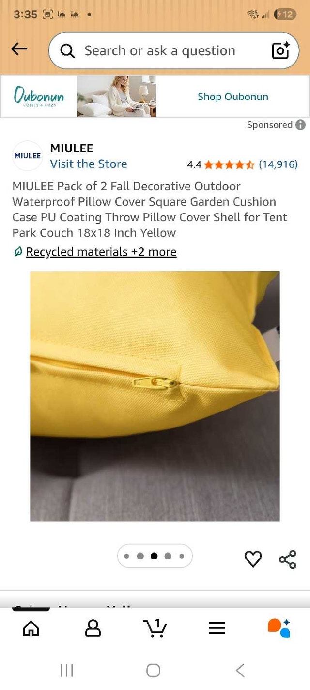 MIULEE Decorative Outdoor Pillow Covers (Set of 2) - photo 3