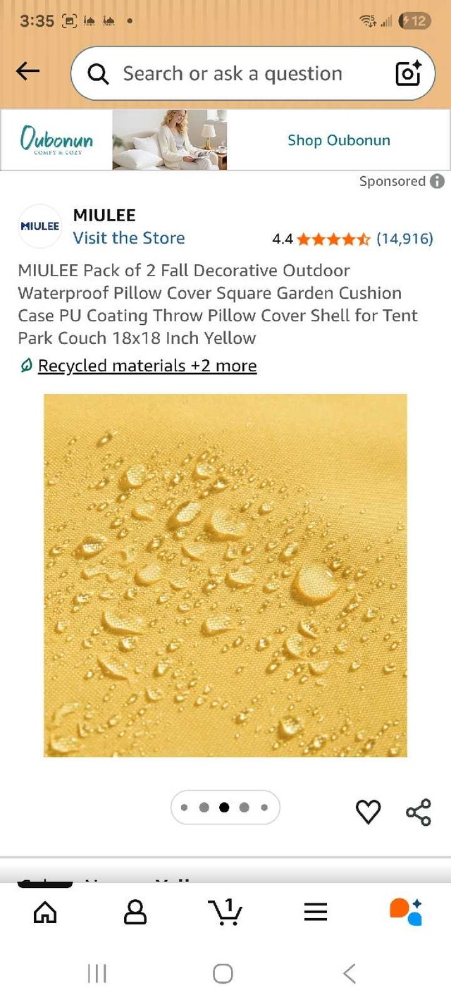 MIULEE Decorative Outdoor Pillow Covers (Set of 2) - photo 4