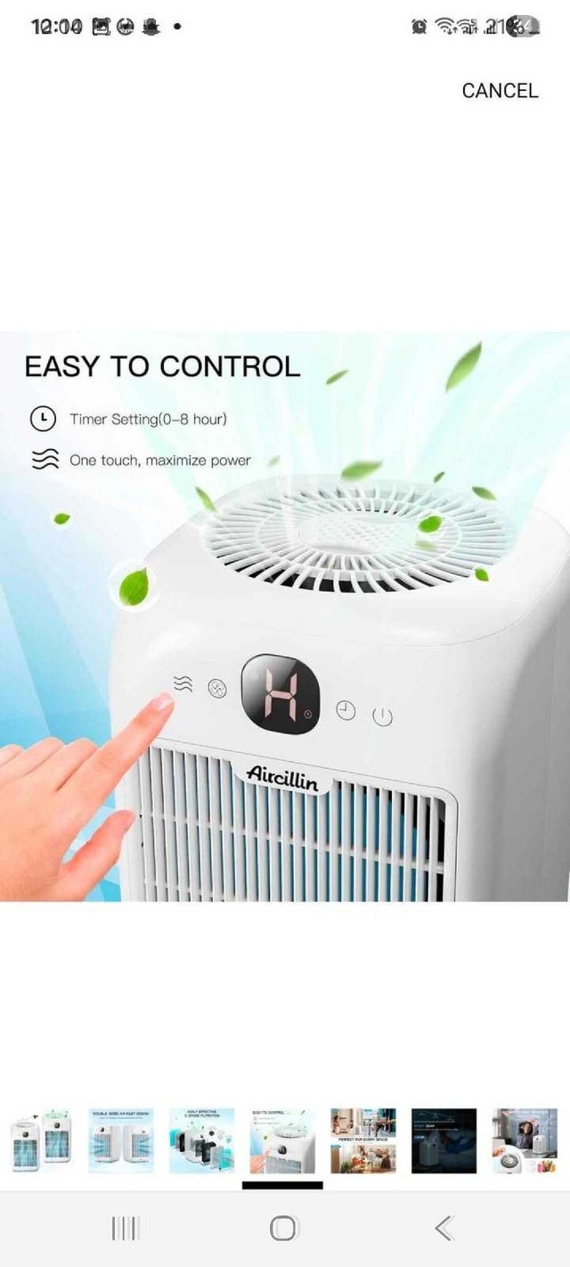 Aircillin Air Purifiers (2-Pack, HEPA, Aromatherapy) - photo 5