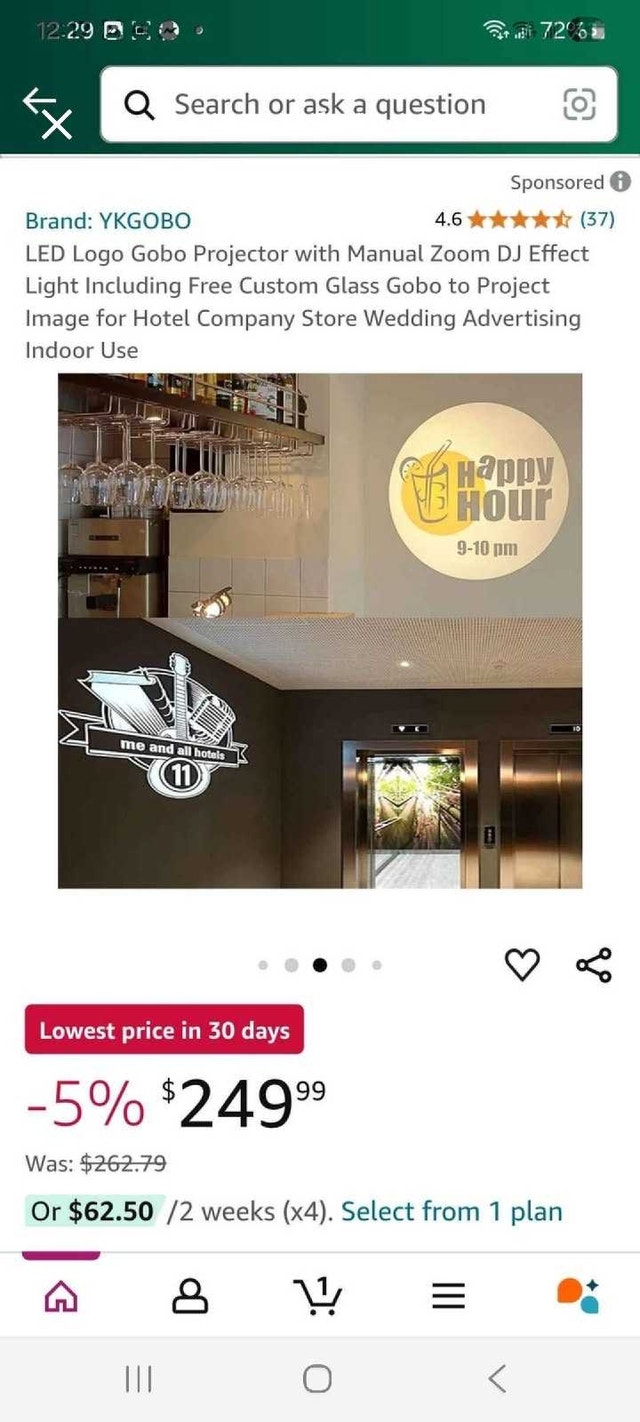 YKGOBD LED Logo Projector - photo 3