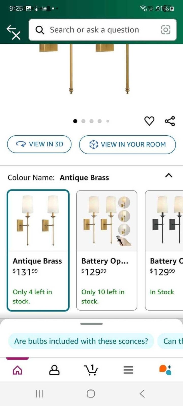 Terleenart Wall Sconces - Set of 2 - photo 2